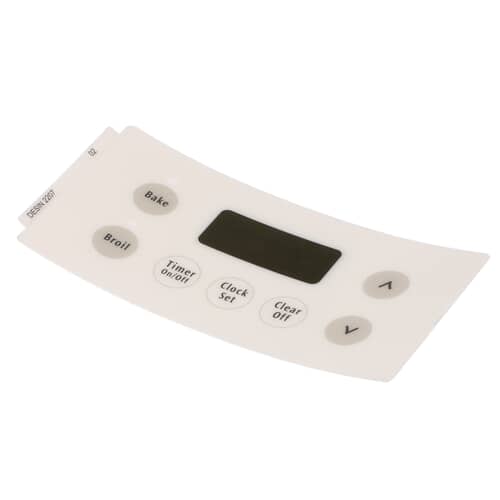 Frigidaire Part# 316220702 Clock Display Overlay Panel (OEM)