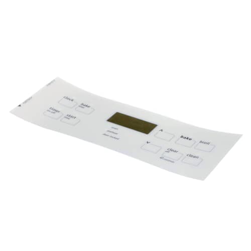 Frigidaire FFED3025LWB Touchpad Control Panel Overlay (White) Genuine OEM
