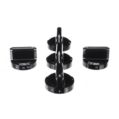 Electrolux Knob Kit, Top Valve,Black - 5304506544