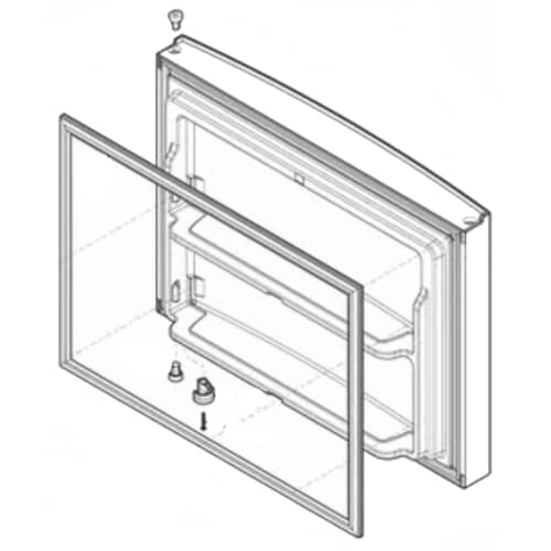 Frigidaire Part# 5304528922 Door Assembly - Genuine OEM