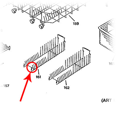 Ge Rack Insert - WD37X149