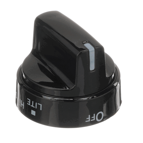 GE Burner Control Knob (Black WB03X24759