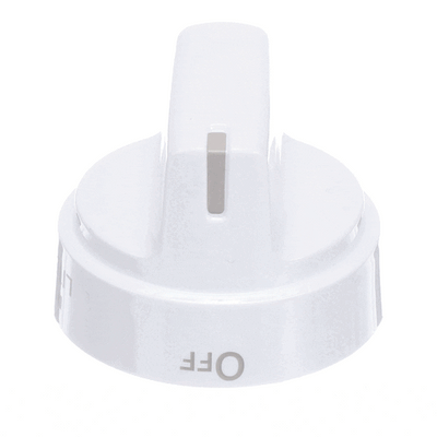GE Range - Oven/Stove Burner Control Knob (White) JGBS66DEK3WW