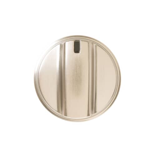 GE Part# WB03X24991 Burner Control Knob (OEM) Center, Stainless
