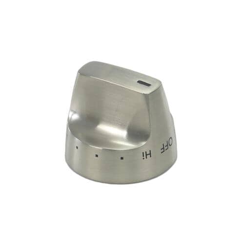 GE Part# WB03X31671 Control Knob (Stainless Steel) - Genuine OEM