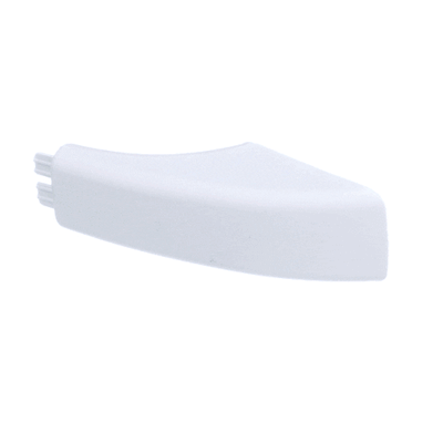 GE Oven Door Handle Endcap -White JBP78WB1WW