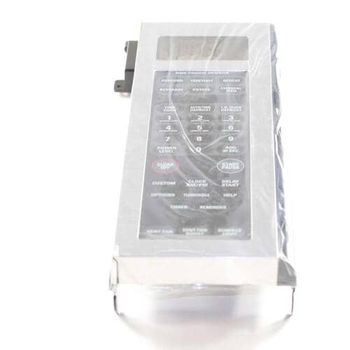 GE Part# WB07X10633 Control Panel Assembly (OEM) Silver and Black