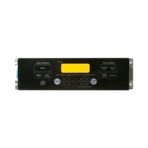 GE Part# WB27T10760 Touchpad Control Panel Assembly (OEM) Black