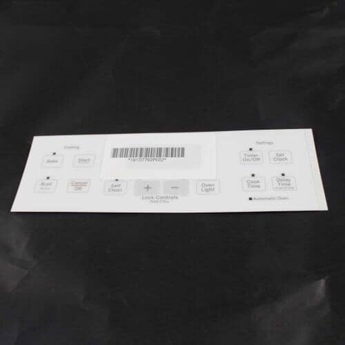 GE Cooking Product Faceplate Cover WB27T11512