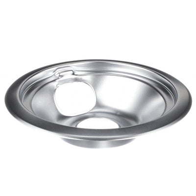 GE Cooking Product Burner Drip Bowl (6 in, Chrome) WB31K10265