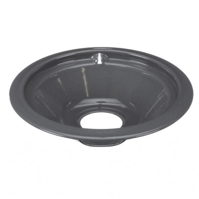 GE Part# WB31T10012 Range 6in Porcelain Burner Bowl - Gray (OEM)