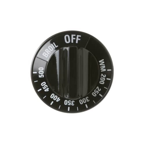 GE Part# WB3K5291 Temperature Control Knob (OEM) Black