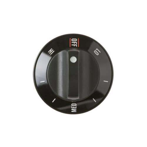 GE Part# WB3X800 Infinite Control Knob (OEM) Black