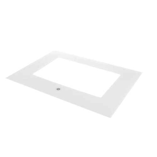 GE Outer Oven Door Glass -White JB250DF1WW
