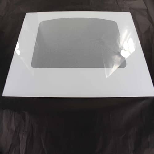GE Outer Oven Door Glass (White) JBP15DM1WW