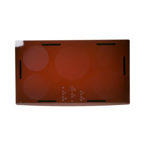 GE Part# WB62X10056 Maintop Glass (OEM) Black