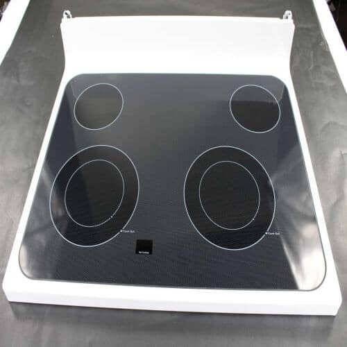 GE Glass Cooktop Assembly (White) JB645DK4WW