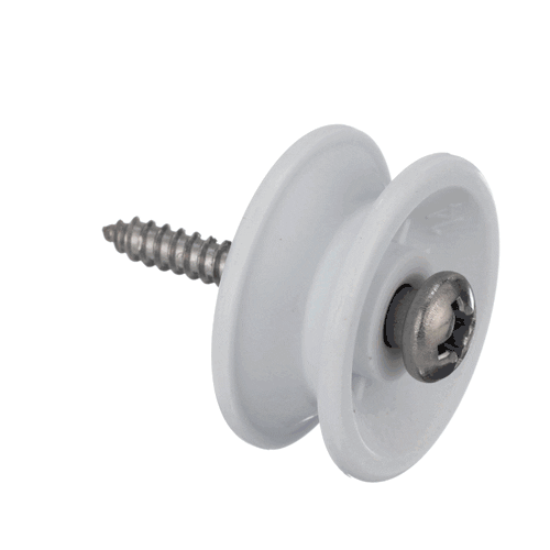 GE Part# WD12X332 Upper Dish Rack Roller Assembly (OEM)