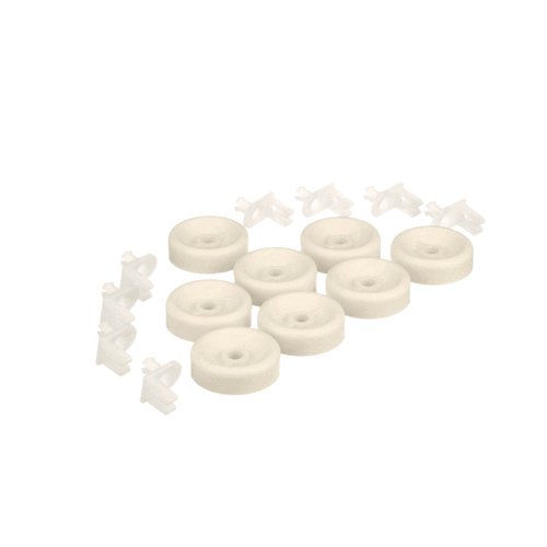 GE PDW7880J10SS Lower DishRack Kit 8 Pack
