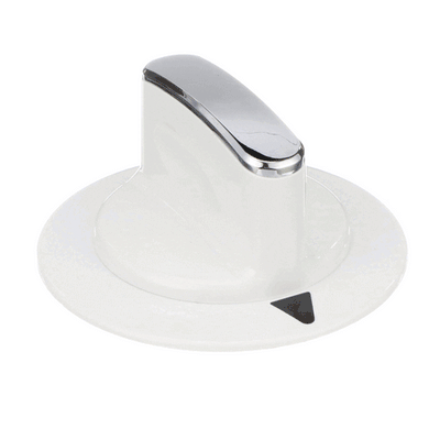 GE Control Knob Assembly (White) WE01X22616