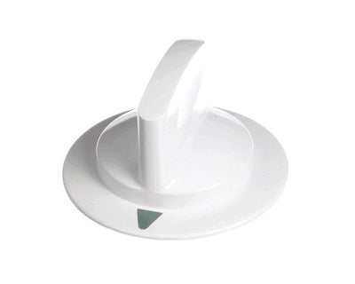 Hotpoint HTDX100EM1WW Timer Control Knob - White Genuine OEM