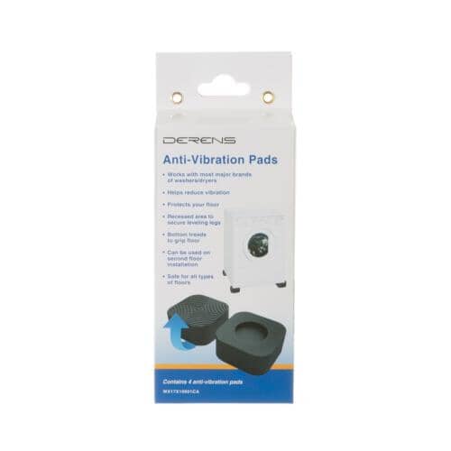 GE Washers and Dryer Anti-Vibration Pads (1 set) WX17X10001CA