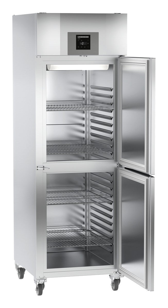 Liebherr GFT21S2HC 27.56'' Top Mounted 2 Section Solid Door Reach-In Freezer