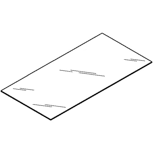 GE Part# WR32X10322 Vegetable Pan Glass Shelf (OEM)