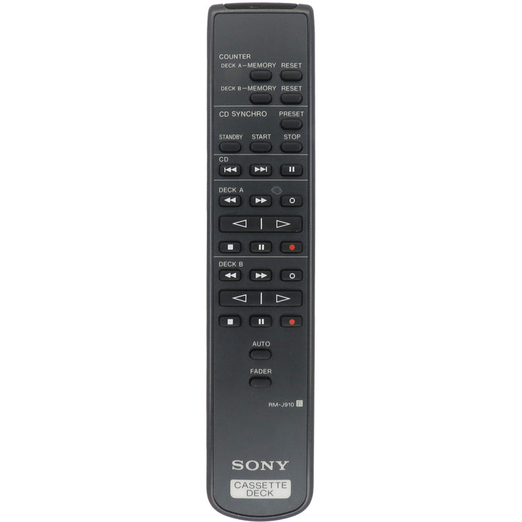 Sony Remote Control (Rm-J910) - 1-473-598-12
