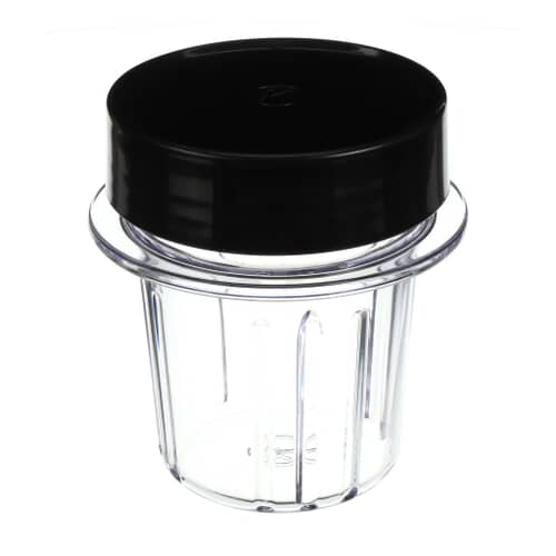 Delonghi Part# KW714918 Glass Mill Jar Lid (Black) - Genuine OEM