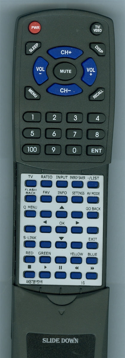 LG Electronics Part# AGF76578710 Remote Control (OEM)