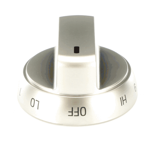 LG Part# AEZ74533301 Burner Control Knob - Stainless (OEM)