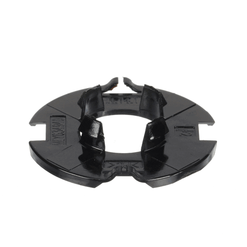 LG Part# MEY63494001 Burner Knob Bezel - Black (OEM)