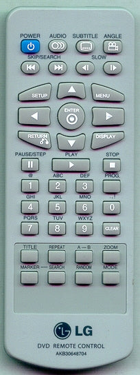 LG Remote Controller Assembly - AKB30648704
