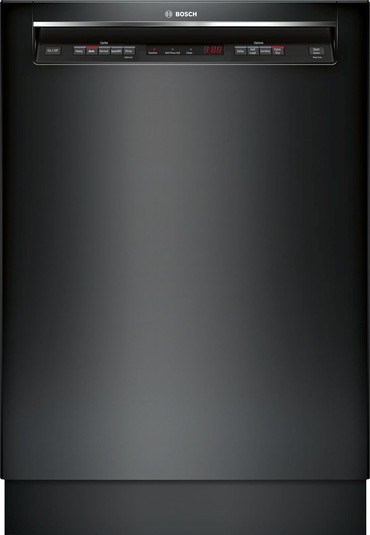 Bosch SHEM63W56N/11 300 Series Dishwasher 24'' Black