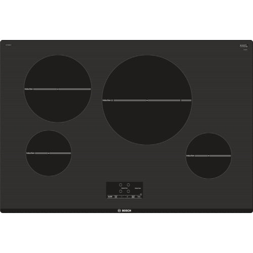 Bosch NIT5068UC/01 500 Series Induction Cooktop 30'' Black, Surface Mount Without Frame