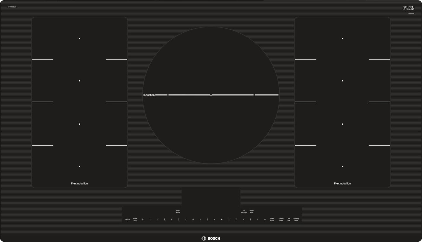 Bosch NITP668UC/06 Benchmark® Induction Cooktop 36'' Black