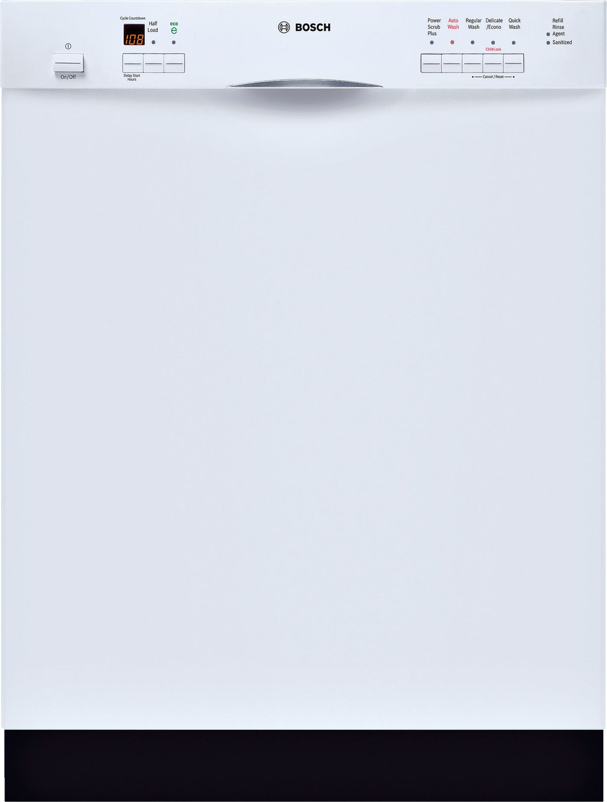 Bosch SHE55M12UC/50 24 Inch Dishwasher White