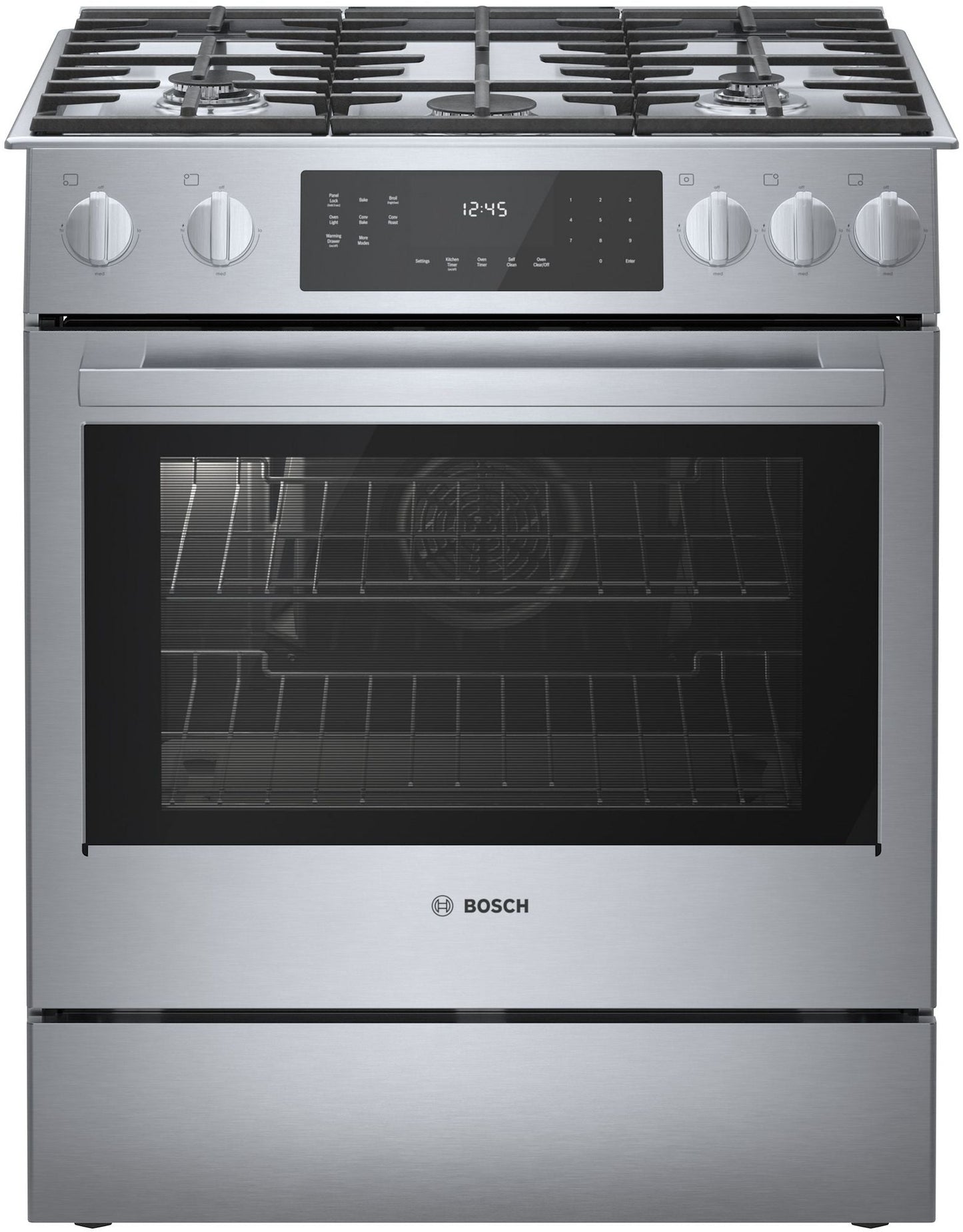 Bosch HGI8056UC/04 800 Series Gas Slide-In Range 30'' Stainless Steel