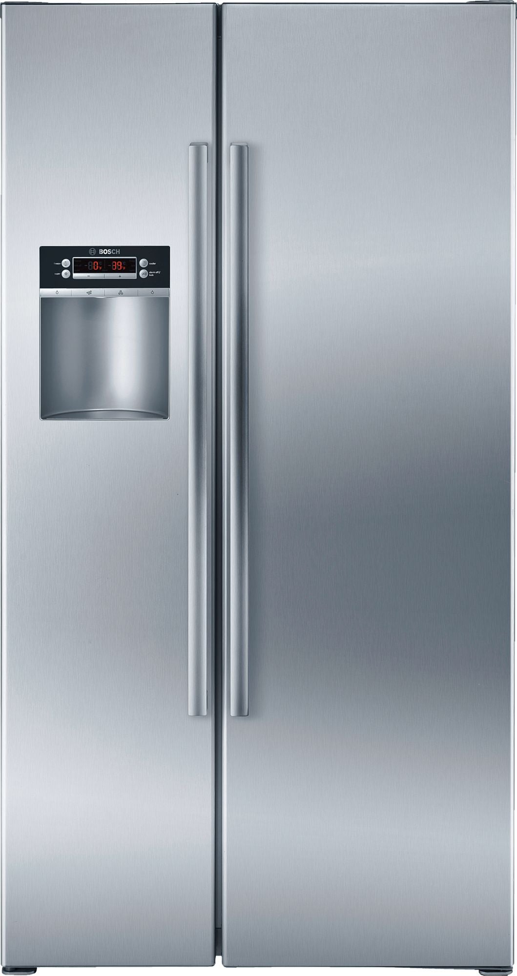 Bosch B22CS30SNS/02 Serie | 4 Freestanding Counter-Depth Side-By-Side Refrigerator Stainless Steel