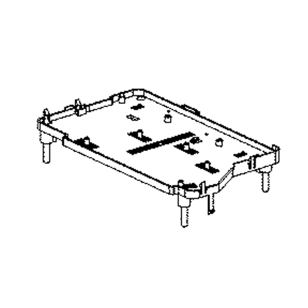 LG Part# MJH47150001 Power Control Board Supporter - Genuine OEM