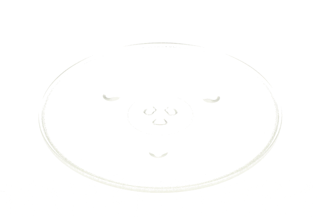 Panasonic Part# 12570000008334 Glass Tray (Rounded) - Genuine OEM