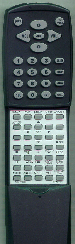 Panasonic Part# EUR7724020R Remote Control (OEM)