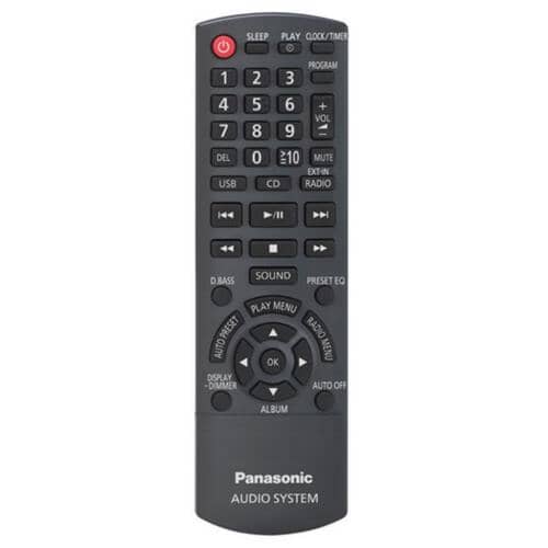 Panasonic Part# N2QAYB000636 Remote Control (OEM)