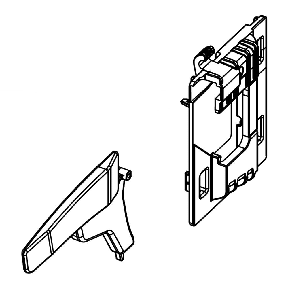 Samsung Part# DD97-00569D Adjuster Basket Assembly (Right) - Genuine OEM