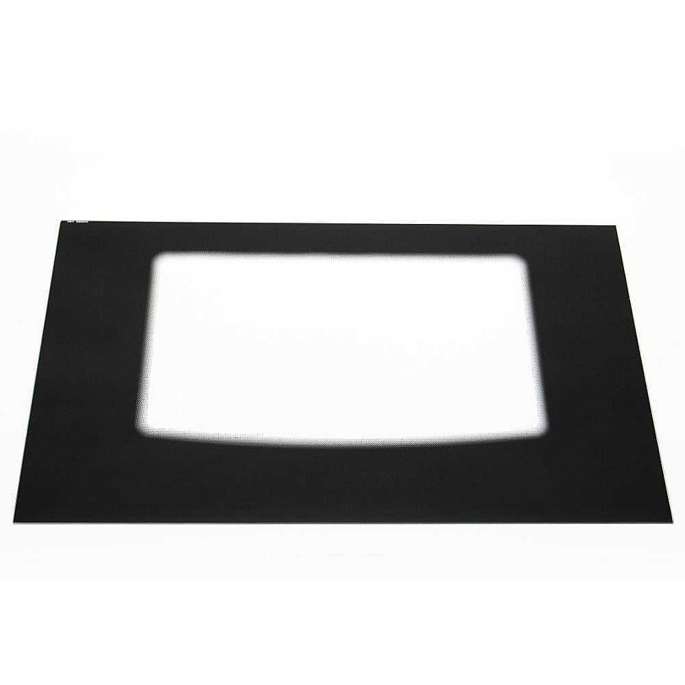 Electrolux Range Oven Door Outer Glass (Black) - 316202820