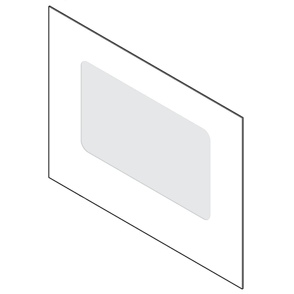 Electrolux Range Oven Door Outer Panel (Bisque) - 316558902