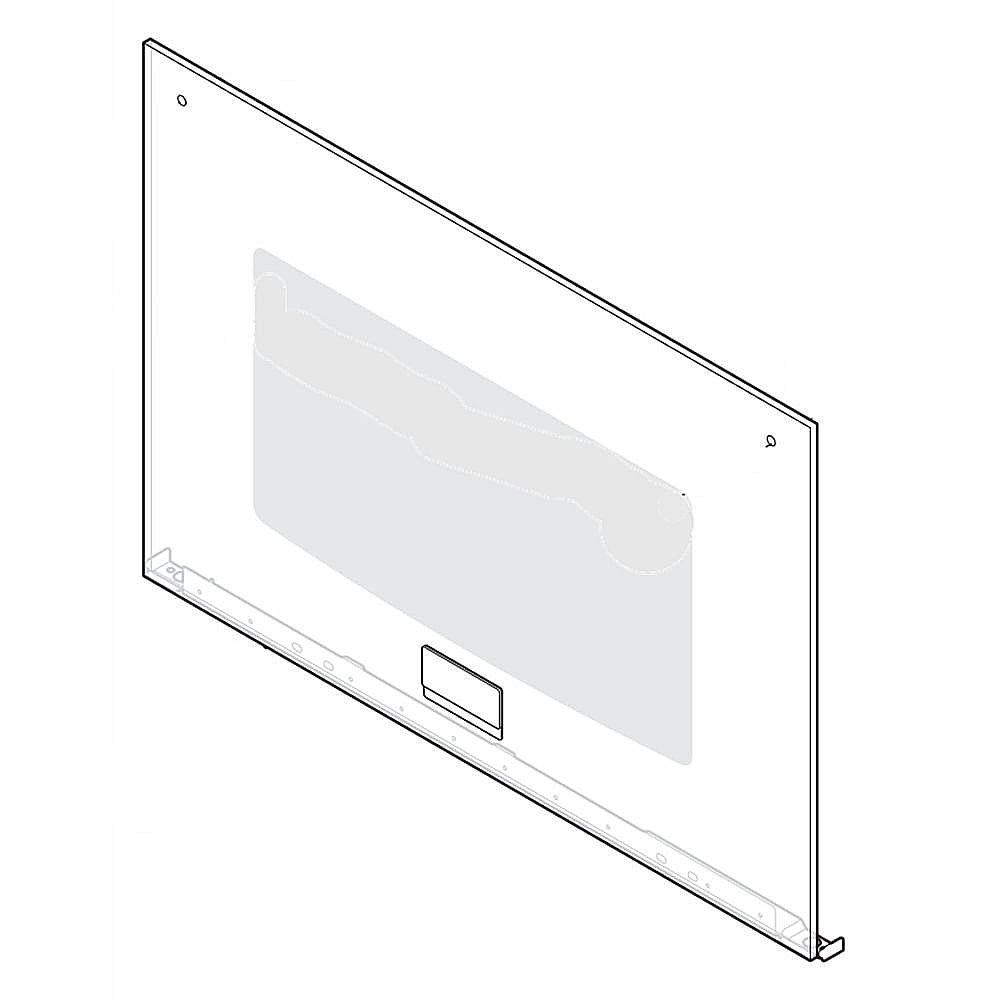 Electrolux Range Oven Door Outer Panel - 318261316