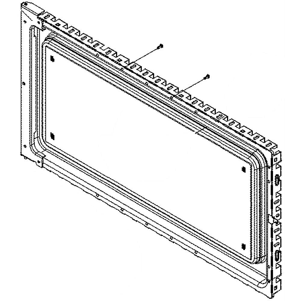 Electrolux Microwave Door Inner Panel (Black) - 5304494118