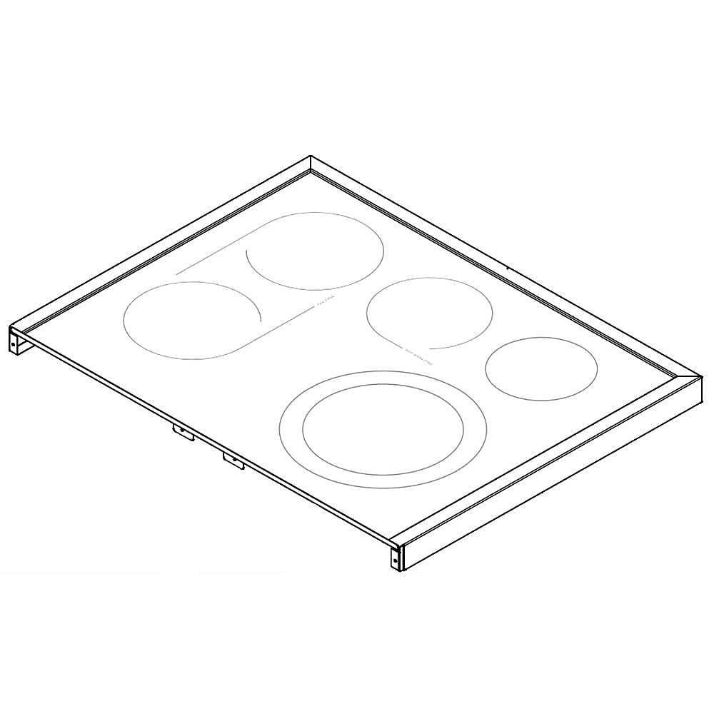 Electrolux Range Main Top (Black And Stainless) - 5304511172